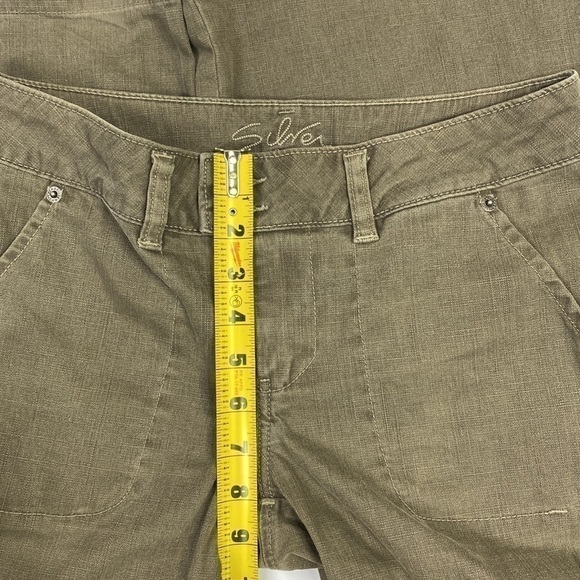 Silver Jeans Western Glove Works Brown Wide Leg Pants Size 29x33 - Picture 10 of 14